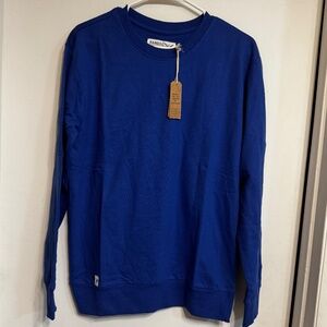 KANGOL Men Pull On Sweater Blue Size P/S, NWT